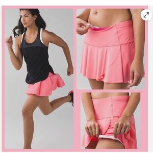 Lululemon Hit Your Stride Skirt in Pink Lemonade - Size 6